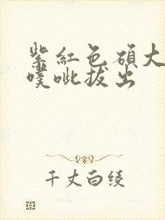 紫红色硕大噗呲噗呲拔出