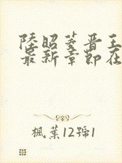 陆昭菱晋王小说最新章节在线阅读