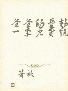 爸爸的爱动漫第一季免费观看