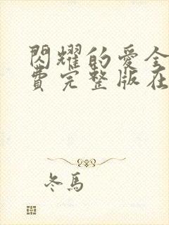 闪耀的爱全集免费完整版在线观看