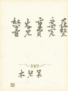 怒火重案在线观看免费完整版