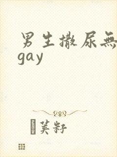 男生撒尿无遮挡gay