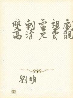 双刺电视剧在线高清免费观看