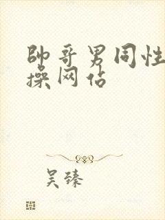 帅哥男同性恋互操网站