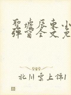 圣墟辰东小说无弹窗全文免费阅读封面