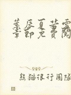 叶辰夏若雪最新章节免费阅读笔趣阁