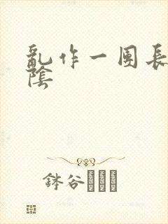 乱作一团长日光阴封面