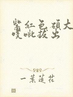 紫红色硕大噗呲噗呲拔出