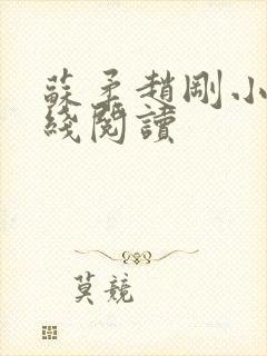 苏柔赵刚小说在线阅读