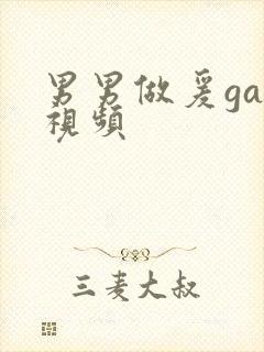 男男做爰gay视频封面