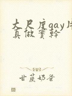 大尺度gay片真做实干