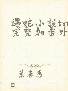 遇蛇小说txt完整加番外网盘