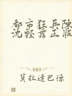 都市狂兵陈六何沈轻舞正版