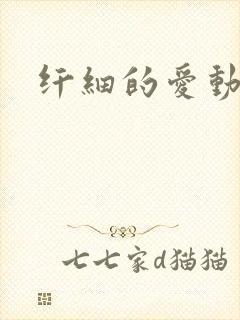 纤细的爱动漫封面