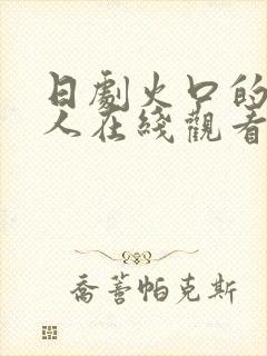 日剧火口的两个人在线观看完整版电视剧全集