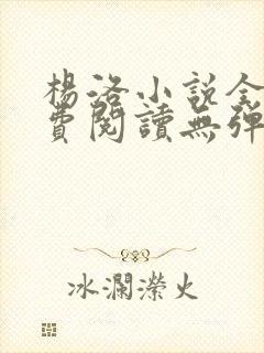 杨洛小说全文免费阅读无弹窗最新章节