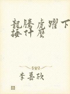 龙腾虎跃下一句接什么