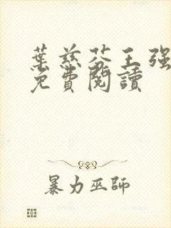 叶慈芬王强小说免费阅读封面