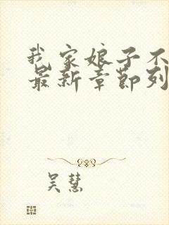 我家娘子不对劲最新章节列表最