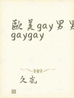 欧美gay男男gaygay