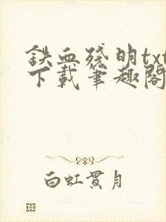 铁血残明txt下载笔趣阁