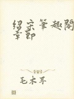 绍宋笔趣阁最新章节