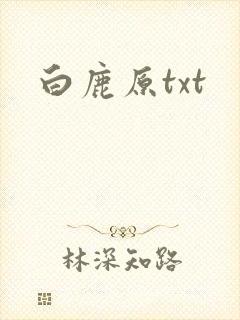 白鹿原txt