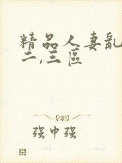 精品人妻乱一,二,三区