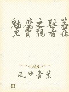 魅魔之耻第一季免费观看在线观看