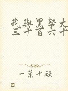 我与黑帮大佬的三十百六十五天第3季