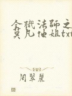 全职法师之我是莫凡他姐txt下载封面