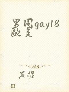 男同gay18欧美