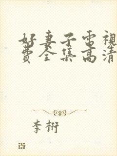 好妻子电视剧免费全集高清在线观看