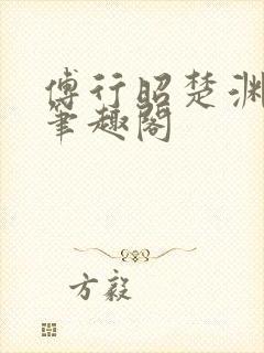 傅行昭楚渊林彦笔趣阁