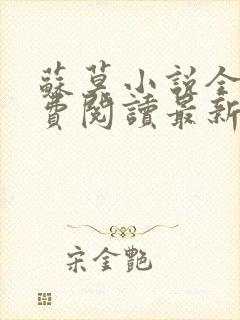 苏莫小说全文免费阅读最新章节