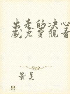 出走的决心电视剧免费观看全集