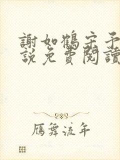 谢如鹤宋予朵小说免费阅读最新章节