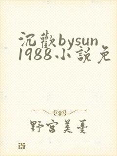 沉欢bysun1988小说免费阅读笔趣阁无弹窗