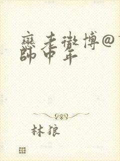 恋老微博@挚爱帅中年封面