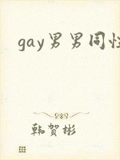 gay男男同性封面