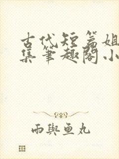 古代短篇姐弟合集笔趣阁小说封面