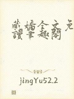 藏娇全文免费阅读笔趣阁封面