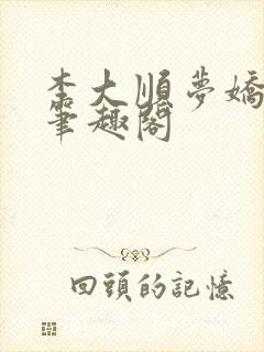 李大顺梦娇小说笔趣阁