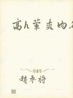 高h荤爽肉欲文