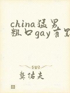 china猛男粗口gay有点粗
