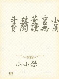 斗破苍穹小说免费阅读无广告无弹窗