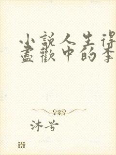 小说人生得意须尽欢中的李尽欢和警花封面