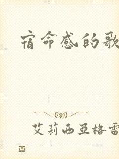宿命感的歌封面
