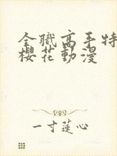 全职高手特别篇樱花动漫封面