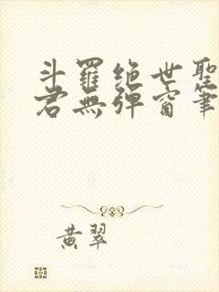 斗罗绝世圣邪帝君无弹窗笔趣阁